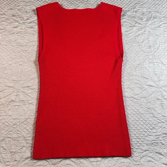 Anthropologie Red Midi Skirt for Cocktail Events - Picture 3 of 10